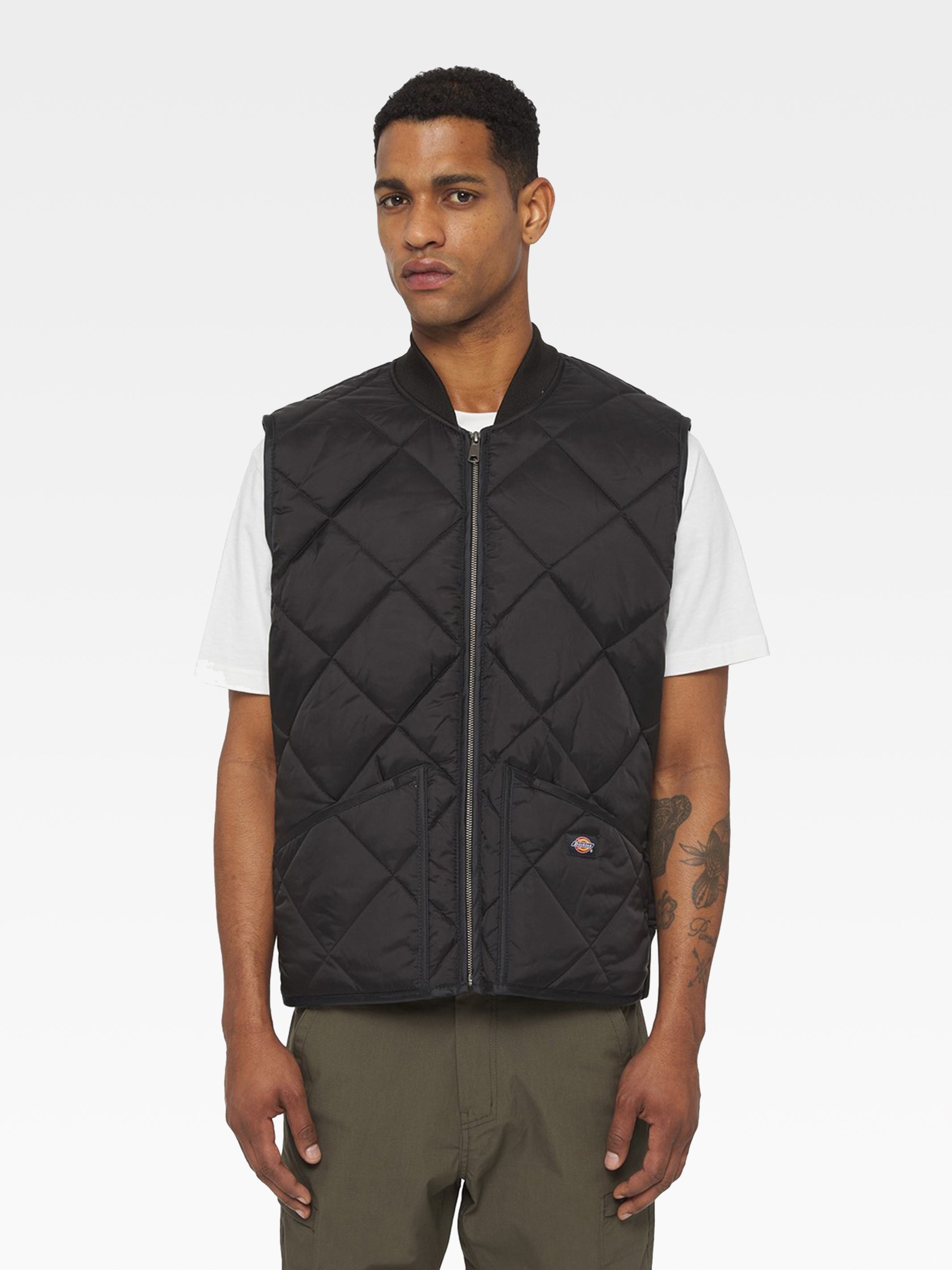Dickies Mens Diamond Quilted Vest