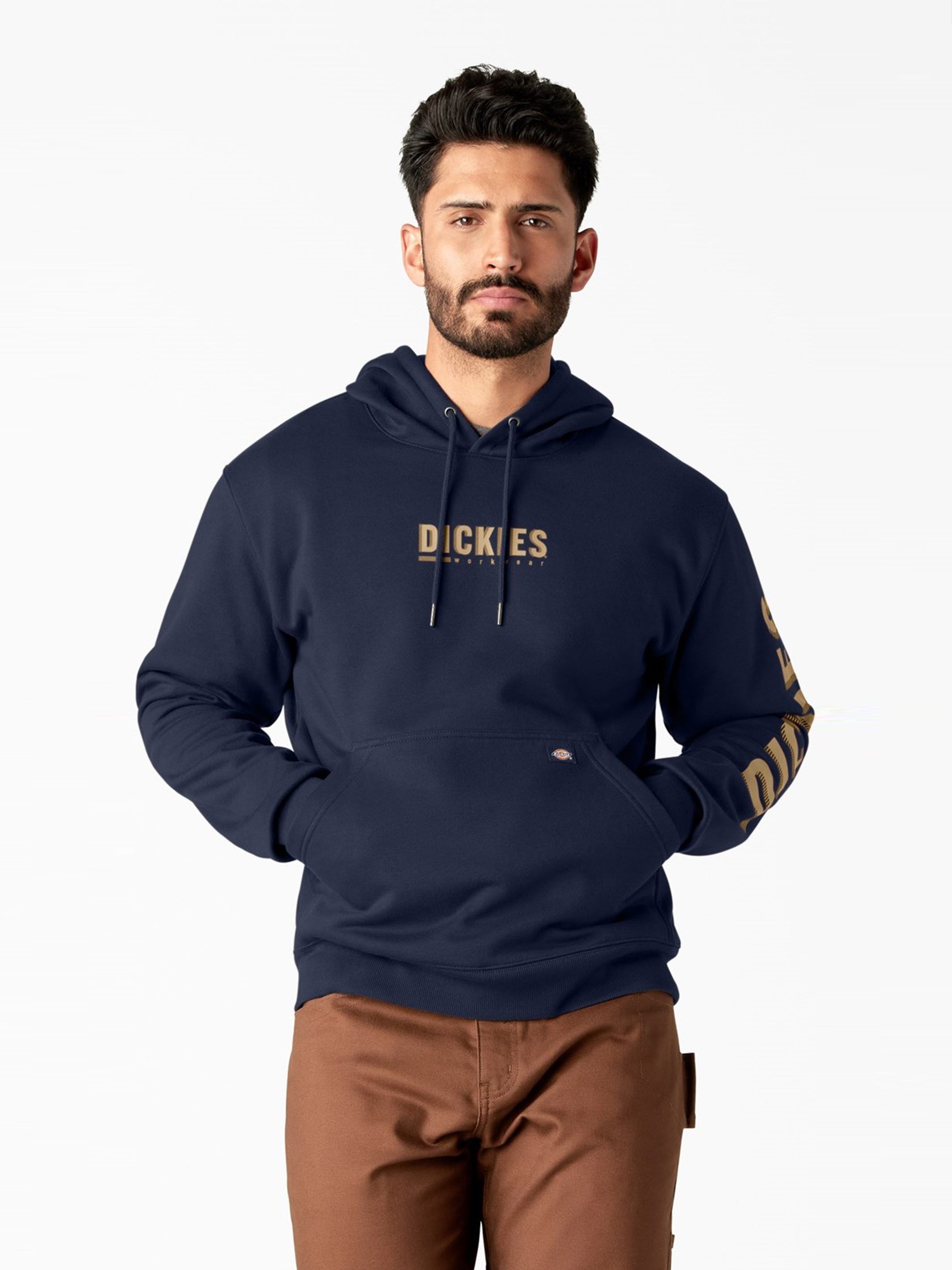 Dickies Mens Graphic Pullover Fleece Hoodie