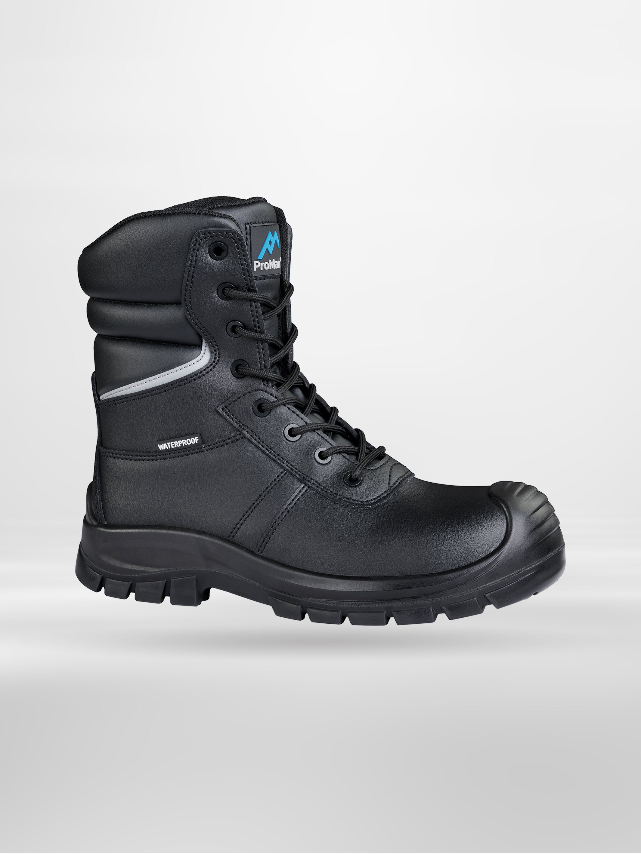 ProMan Mens Delaware High Leg Waterproof Safety Boot with Side Zip